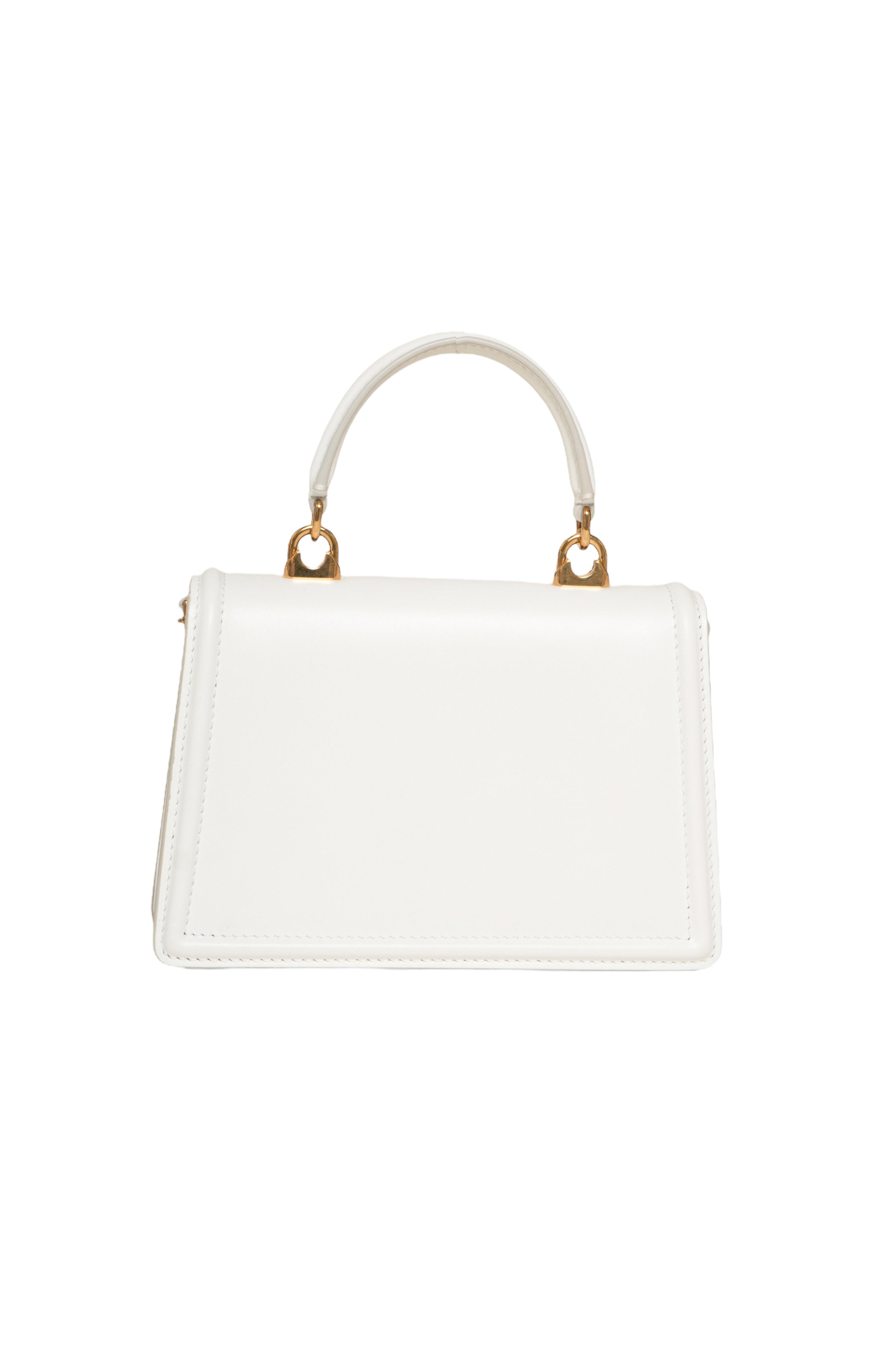 DOLCE & GABBANA Bag Size: 7.5" x 2" x 5"; 2.75" drop handle