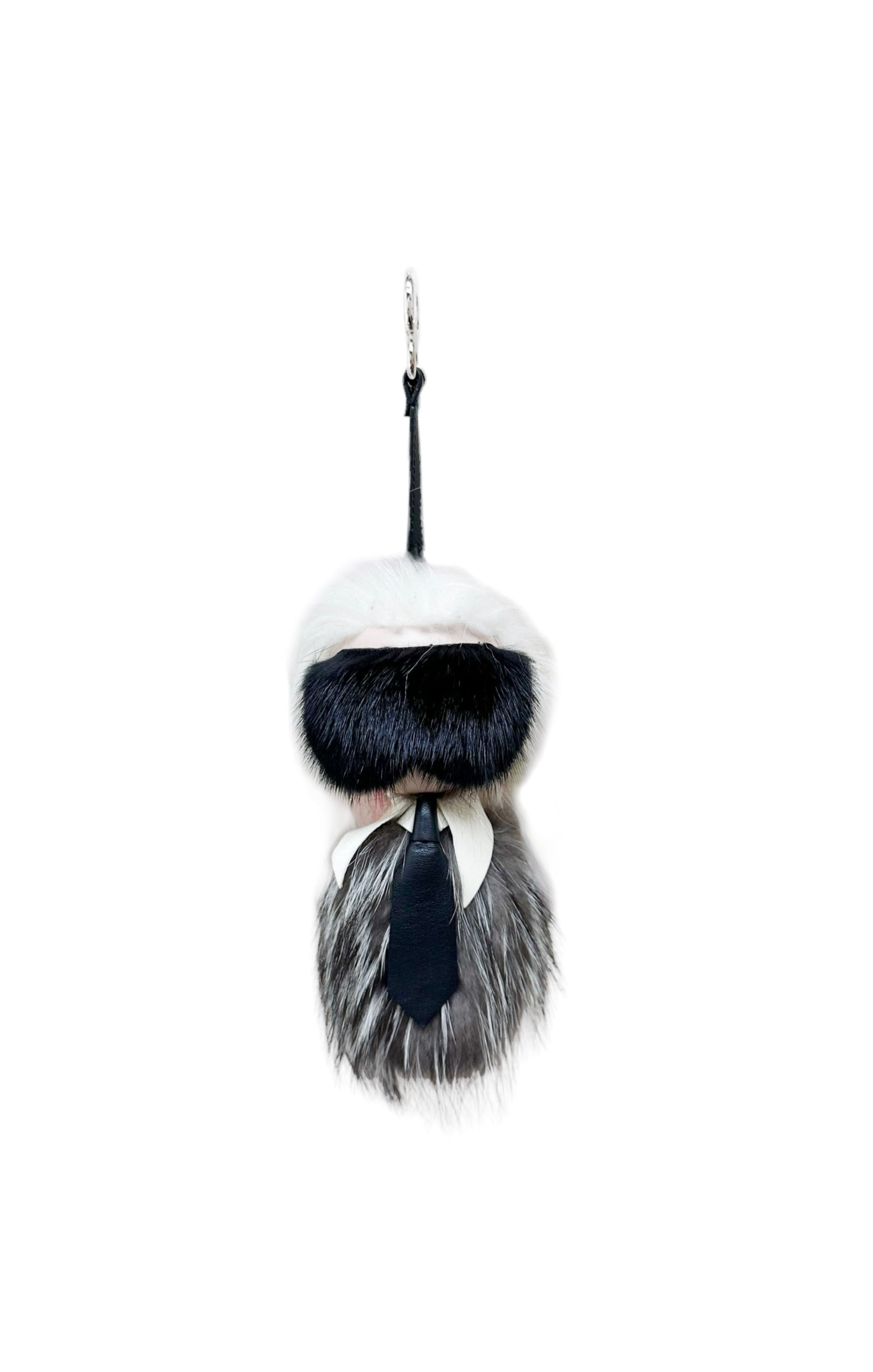 KARL LAGERFELD x FENDI (RARE) Keychain / Bag Charm Size: 11" x 4"; 3.375" drop handle