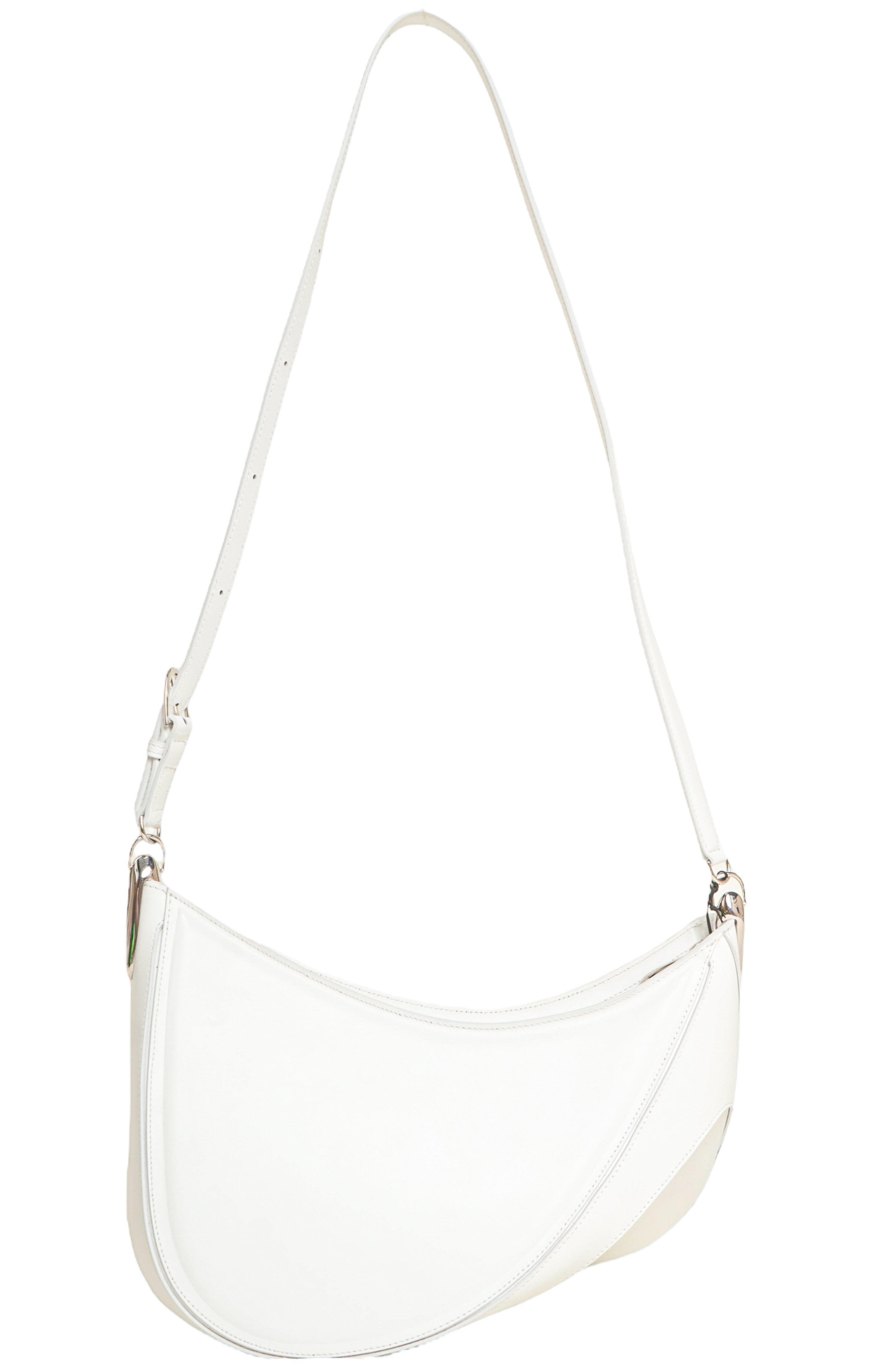 MUGLER (NEW) with tags Bag Size: 14" x 7.25" x 11"; 21.5" strap