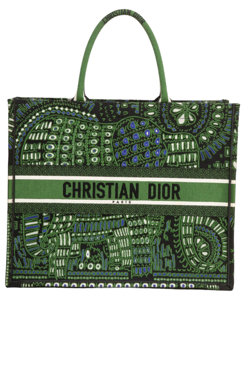 CHRISTIAN DIOR (RARE) Bag Size: 16.375" x 7.125" x 13.625"; 6.375" drop handle