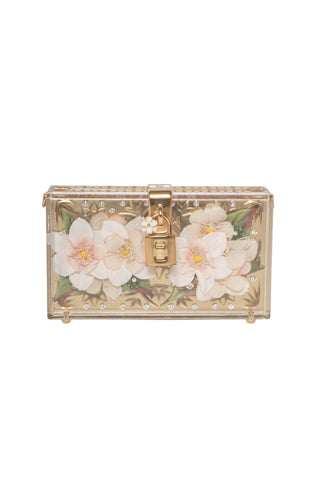 DOLCE & GABBANA (RARE) Handbag Size: 7.625" x 2.25" x 4.25"; 24" strap