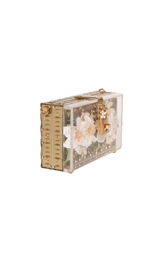 DOLCE & GABBANA (RARE) Handbag Size: 7.625" x 2.25" x 4.25"; 24" strap