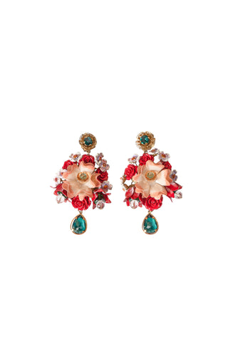 (RARE) Clip-On Earrings Size: 2" x 3.625"
