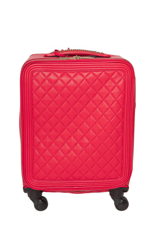 CHANEL (RARE) Luggage Size: 14" x 8.25" x 18"; 20" drop handle