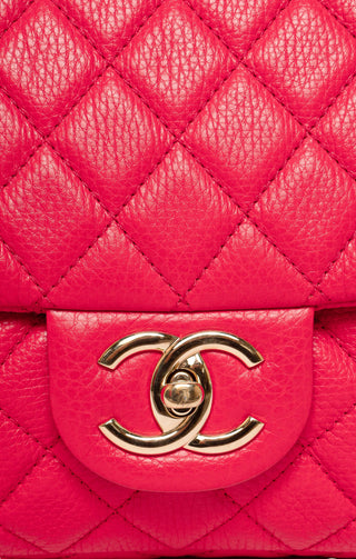 CHANEL (RARE) Handbag / Luggage Size: 17" x 5.625" x 10"; 12" drop handle