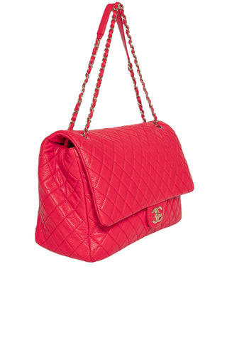 CHANEL (RARE) Handbag / Luggage Size: 17" x 5.625" x 10"; 12" drop handle