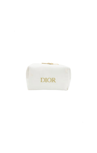 DIOR Cosmetic Bag Size: 6" x 3" x 4"
