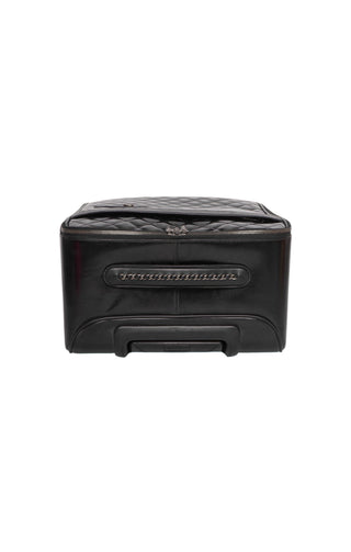 CHANEL (RARE) Luggage Size: 14" x 8" x 16.75"; 18" drop handle