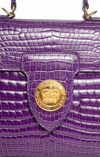 CHRISTOPHER KING (RARE) Handbag Size: 10.125" x 4" x 7.75"; 3" drop handle