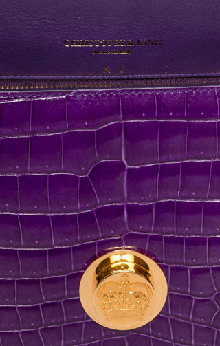 CHRISTOPHER KING (RARE) Handbag Size: 10.125" x 4" x 7.75"; 3" drop handle