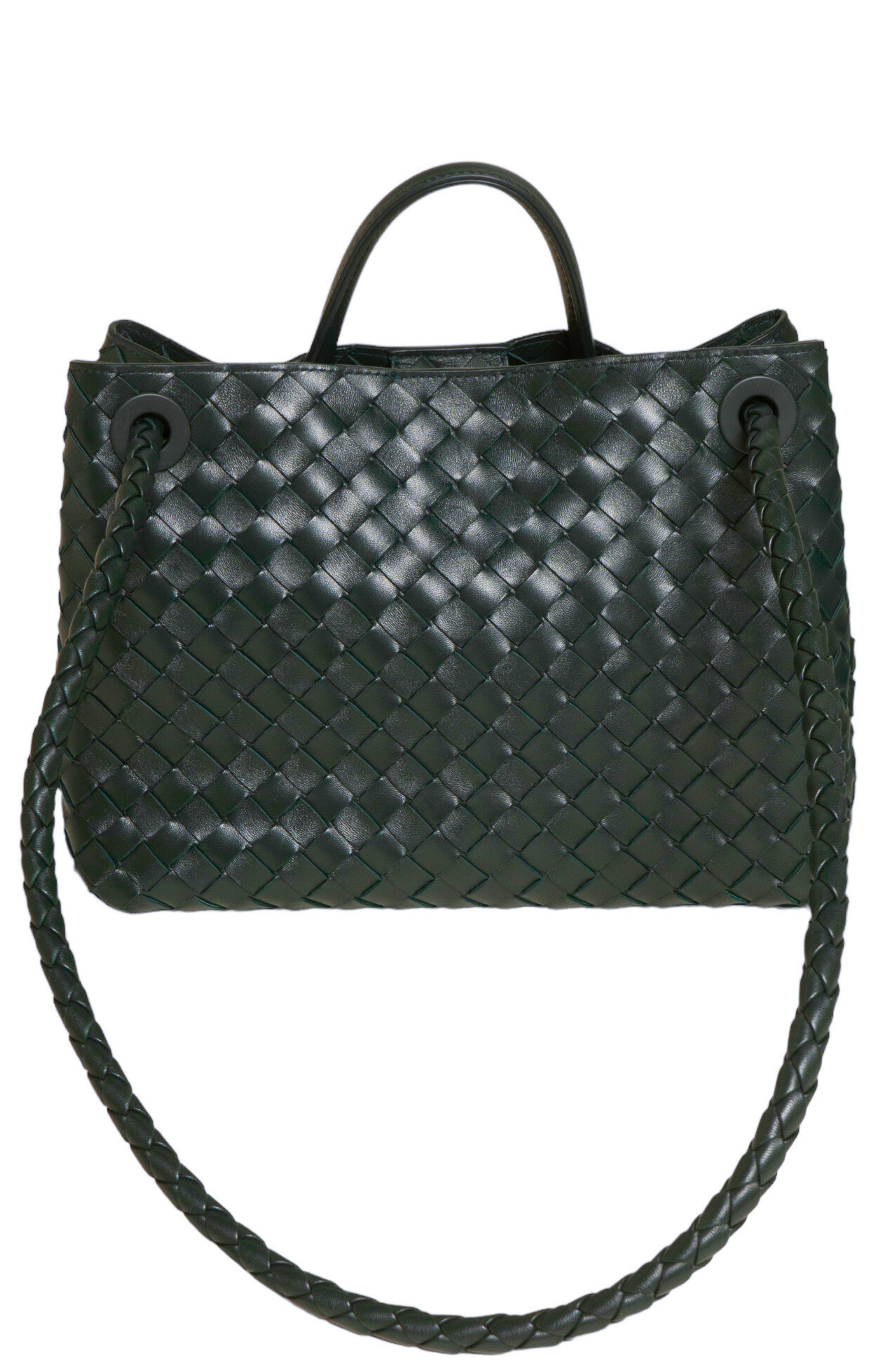 BOTTEGA VENETA Bag Size: 12" x 5.25" x 9.25"; 19" strap