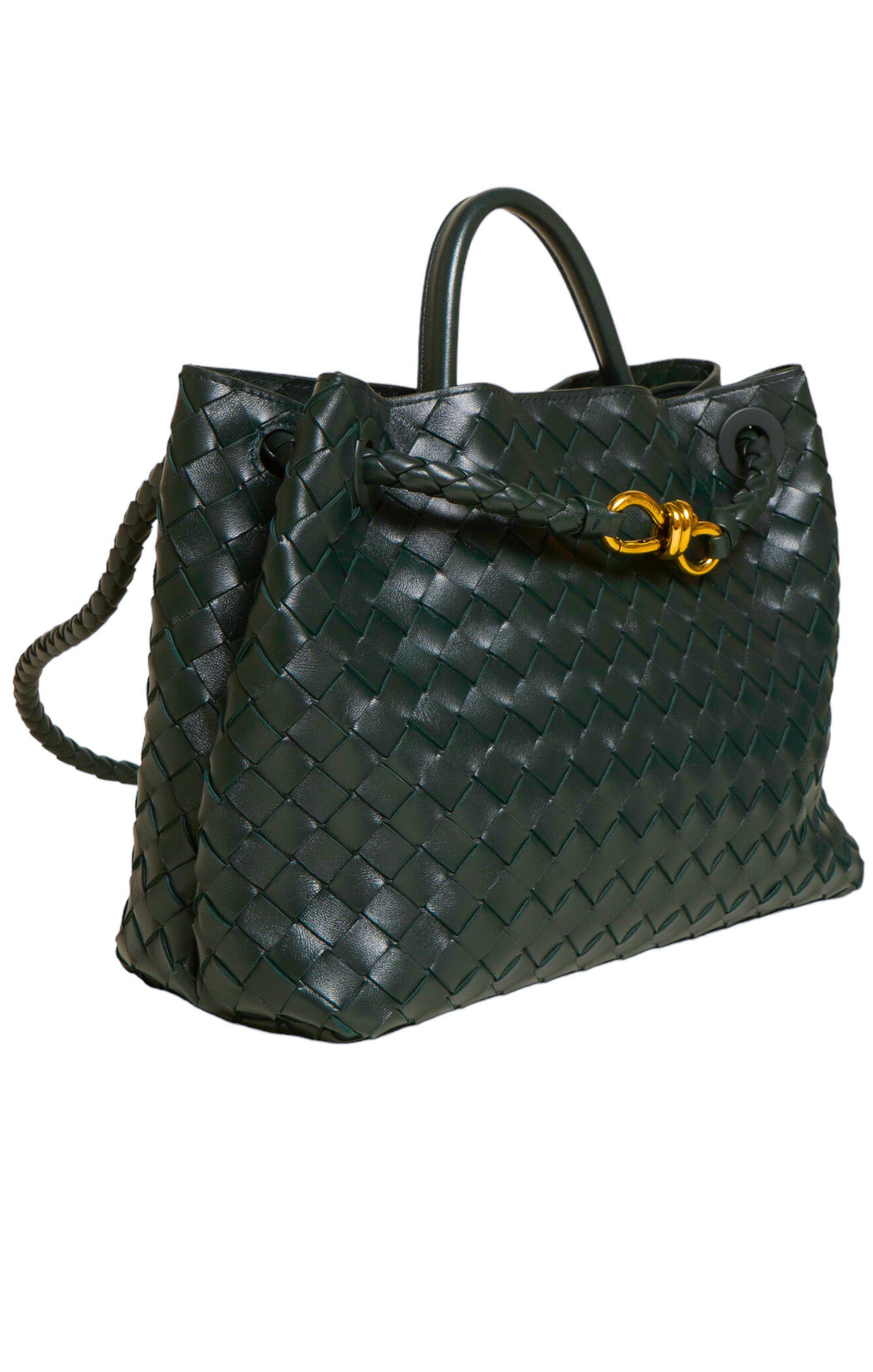 BOTTEGA VENETA Bag Size: 12" x 5.25" x 9.25"; 19" strap