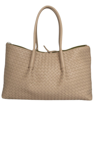 BOTTEGA VENETA Reversible Handbag Size: 16.375" x 6.25" x 10"; 8" drop handle