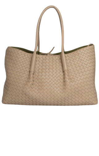 BOTTEGA VENETA Reversible Handbag Size: 16.375" x 6.25" x 10"; 8" drop handle