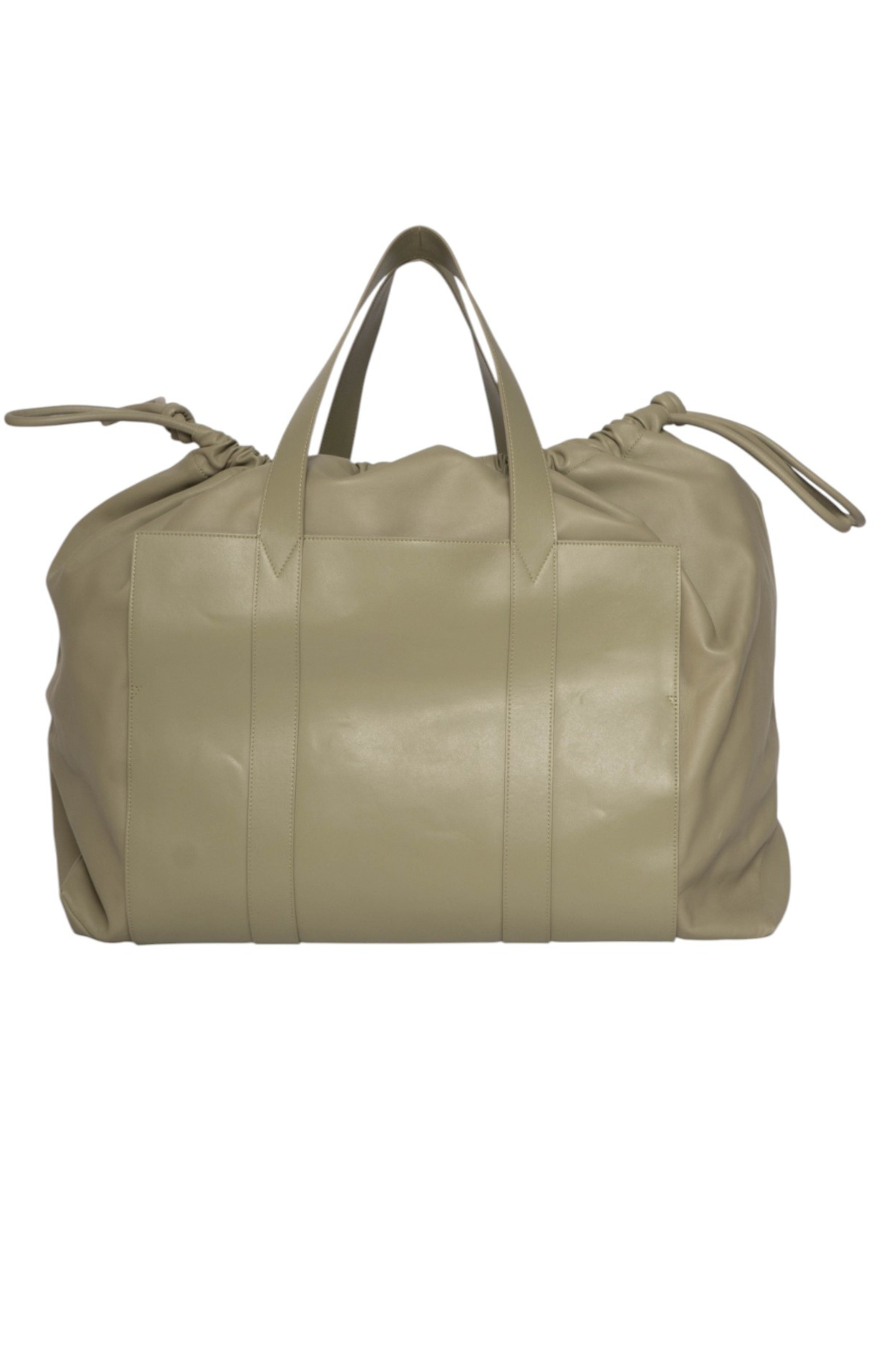 バッグ BOTTEGA VENETA Bottega Veneta: Khaki Medium Arco Padded Camera Bag | SSENSE