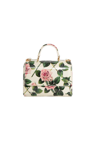 DOLCE & GABBANA KIDS Handbag Size: 5.5" x 3" x 4"; 1.75" drop handle
