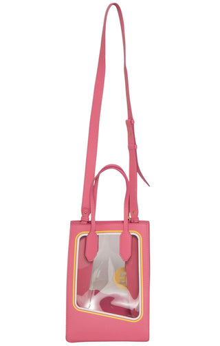 BALMAIN x BARBIE (RARE) Handbag Size: 7.75" x 4.825" x 11"; 5.75" drop handle