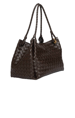 BOTTEGA VENETA (RARE) Handbag Size: 13" x 8.5" x 10"; 8.5" drop handle