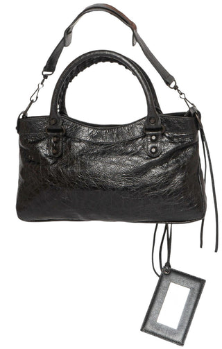 BALENCIAGA (NEW) Handbag Size: 13.25" x 2.25" x 6.75"; 5" drop handle