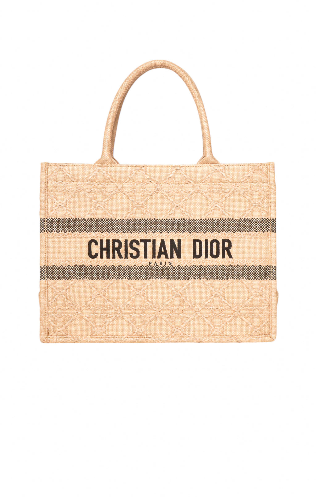 CHRISTIAN DIOR Bag Size: 14.25" x 6.75" x 10.75"; 6.25" drop handle