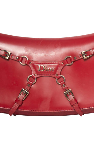 VINTAGE CHRISTIAN DIOR (RARE) Handbag Size: 12" x 2.5" x 4.25"; 7" drop handle