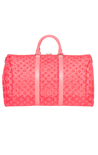 LOUIS VUITTON (RARE) Luggage Size: 21" x 8.625" x 11"; 4" drop handle