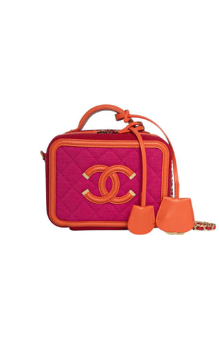 CHANEL (RARE) Handbag Size: 6.175" x 3.25" x 4.75"; 1.25" drop handle