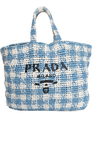 PRADA Handbag Size: 20.5" x 7.25" x 13"; 6.5" drop handle
