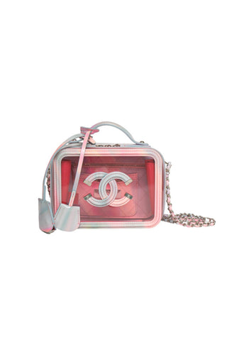 CHANEL (RARE) Handbag Size: 6.5" x 3.75" x 4.825"; 1.125" drop handle