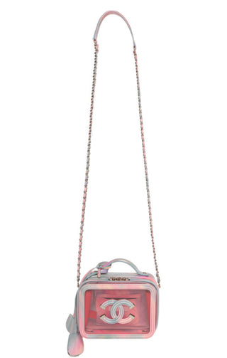CHANEL (RARE) Handbag Size: 6.5" x 3.75" x 4.825"; 1.125" drop handle