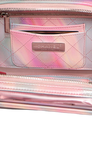 CHANEL (RARE) Handbag Size: 6.5" x 3.75" x 4.825"; 1.125" drop handle