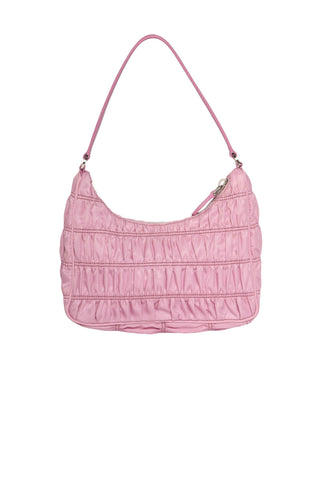 VINTAGE PRADA (RARE) Handbag Size: 8.125" x 2.25" x 4.75"; 7.5" drop handle