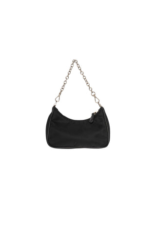 VINTAGE PRADA (RARE) Handbag Size: 6" x 1.75" x 4.25"; 5.375" drop handle