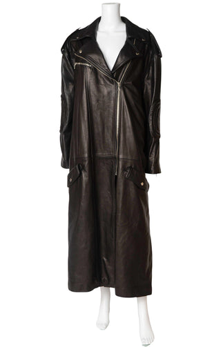 Leather Coat Size: XL