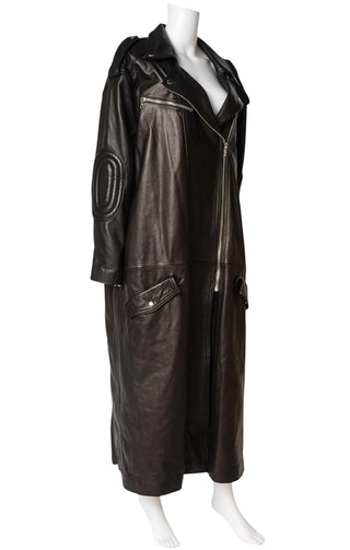 Leather Coat Size: XL