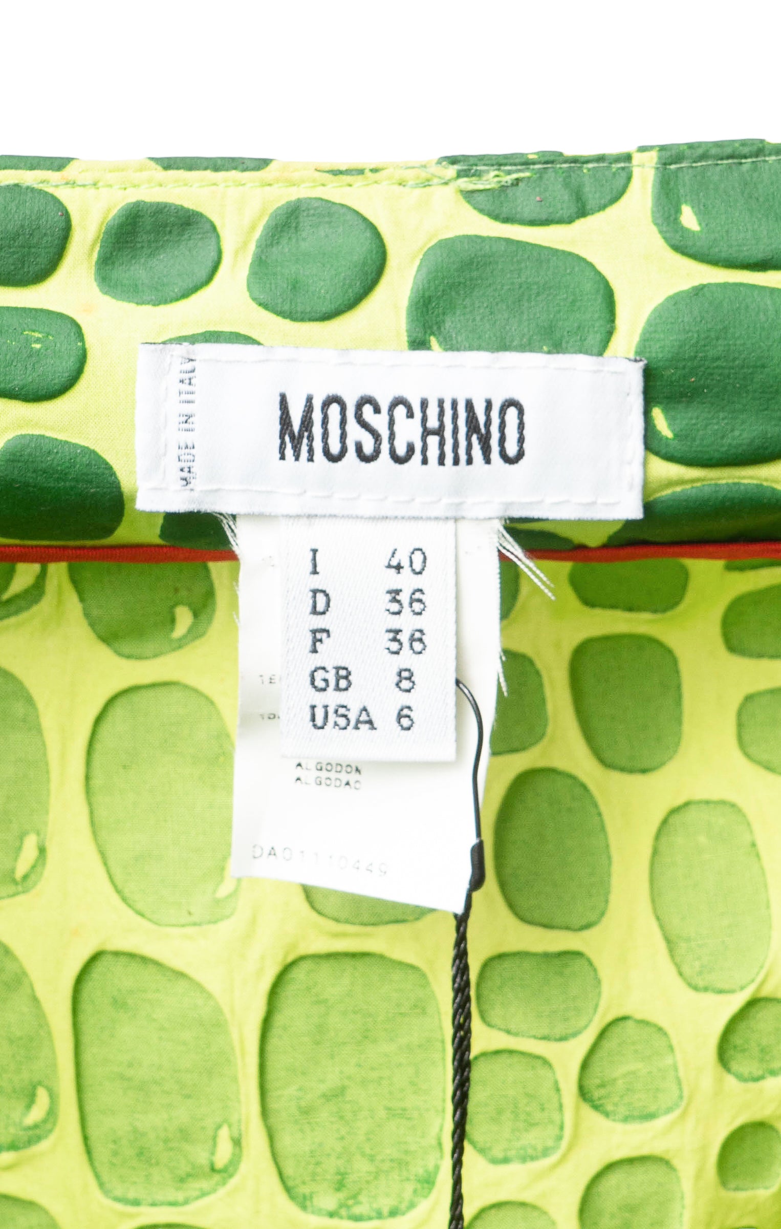 VINTAGE MOSCHINO (RARE & NEW) with tags Skirt Size: Marked a US 6 but fits like US 0