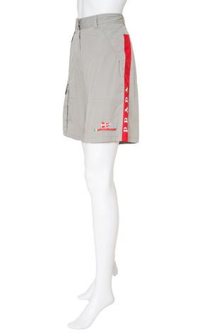 VINTAGE PRADA (RARE) Set Size: Vest - IT 42 / Fits like L Shorts - IT 42 / Altered to US XS