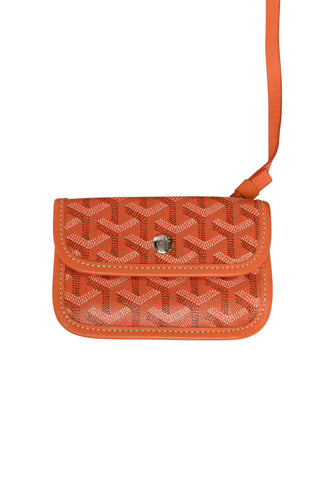 GOYARD (RARE) Handbag Size: 7.75" x 3.5" x 7.5"; 6.5" drop handle