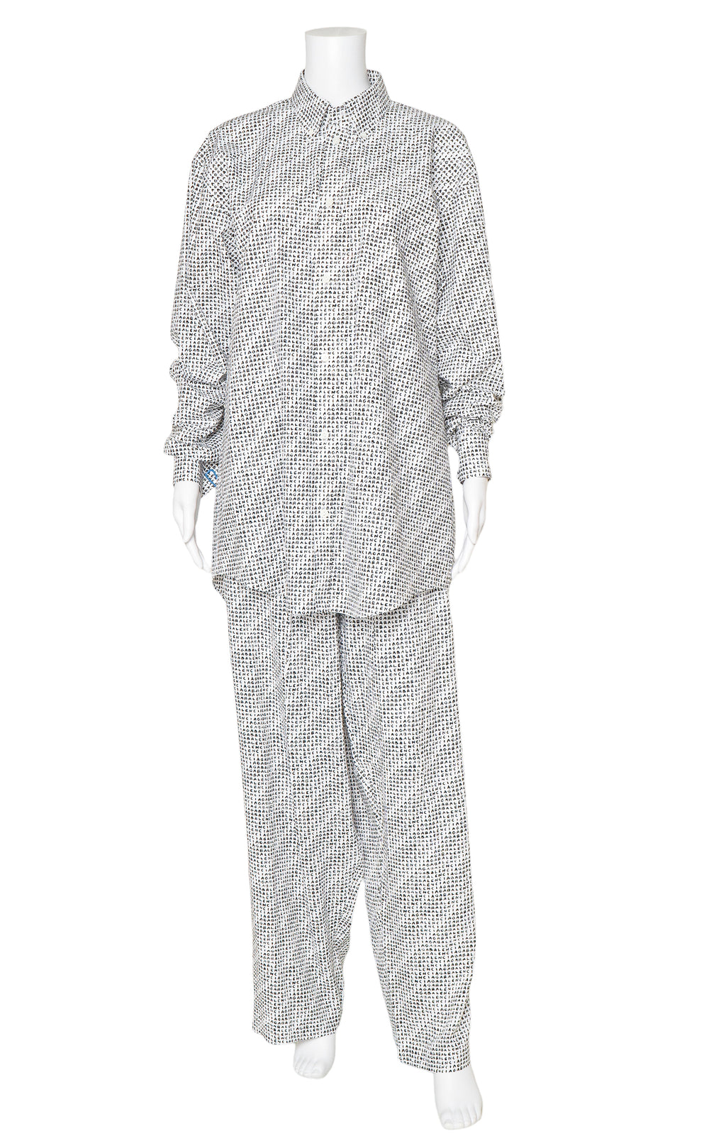 BALENCIAGA (NEW) with tags Pajama Set Size: Top - FR 38 / Comparable to US M Pants - M