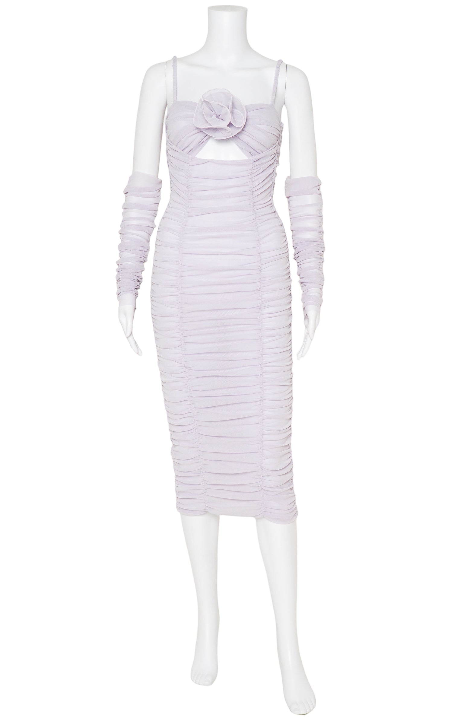MARIANNA SENCHINA (RARE) Dress & Gloves Set Size: XS