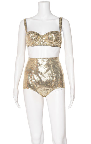 DOLCE & GABBANA Set Size: Top - US 34B, Shorts - S