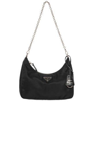 PRADA Handbag Size: 8.5" x 2.5" x 4.75"; 11" drop handle