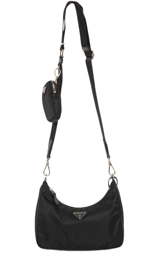 PRADA Handbag Size: 8.5" x 2.5" x 4.75"; 11" drop handle