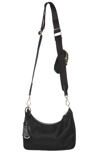 PRADA Handbag Size: 8.5" x 2.5" x 4.75"; 11" drop handle