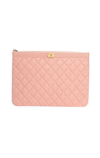 CHANEL (RARE) Clutch / Cosmetic Bag Size: 11" x 7.75"
