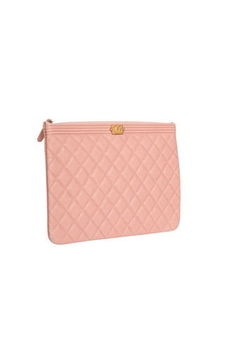CHANEL (RARE) Clutch / Cosmetic Bag Size: 11" x 7.75"