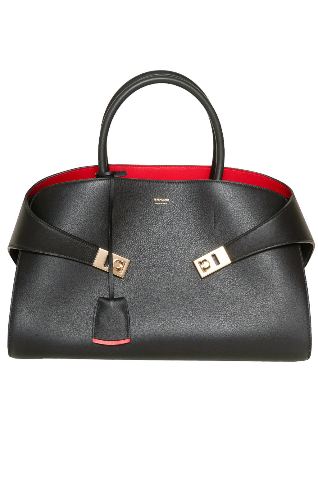 FERRAGAMO (NEW) Bag Size: 15.25" x 8.25" x 11"; 5" drop handle
