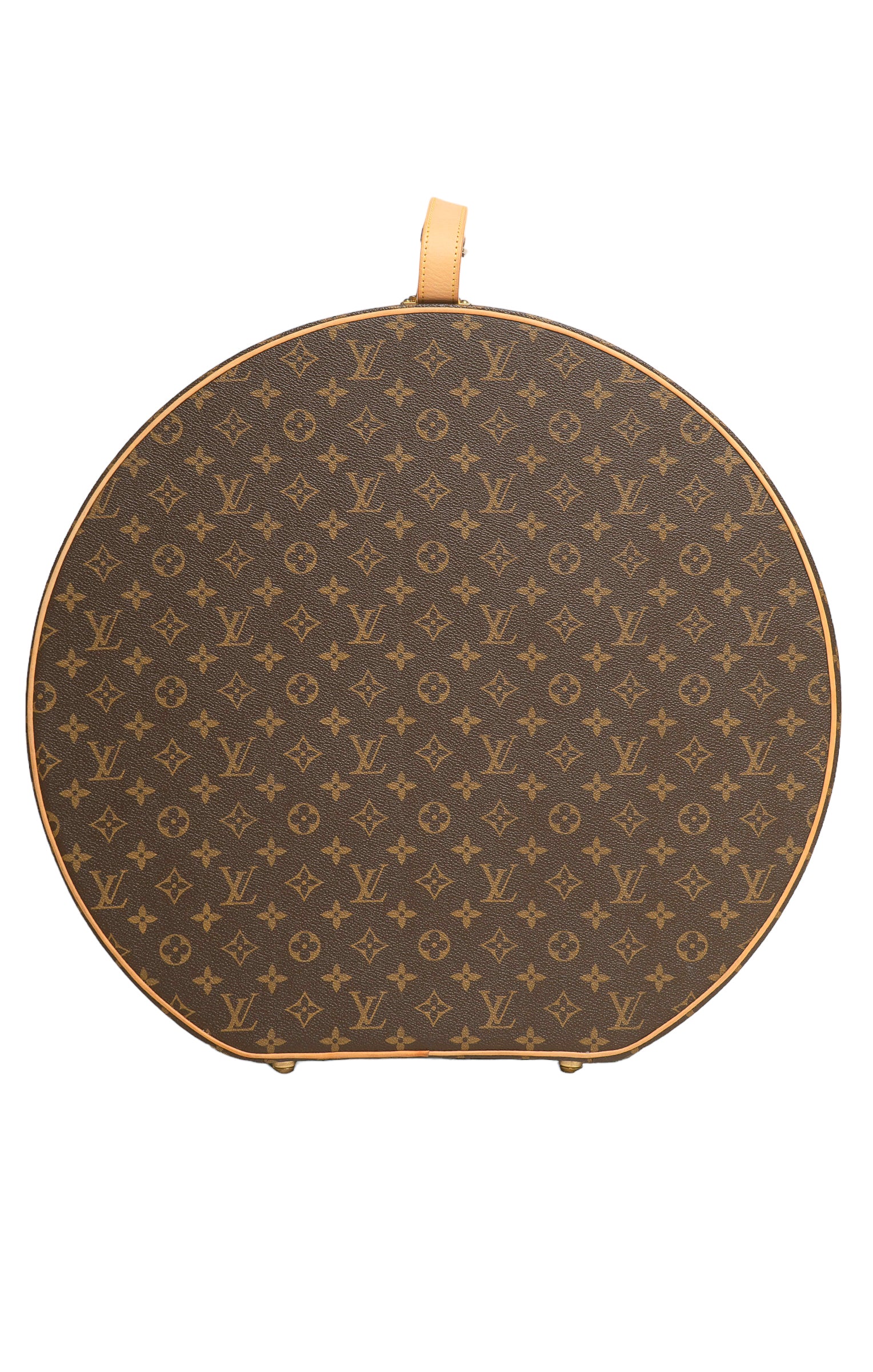 LOUIS VUITTON (RARE) Luggage Size: 50: 20" x 8" x 19"; 4.5" drop handle