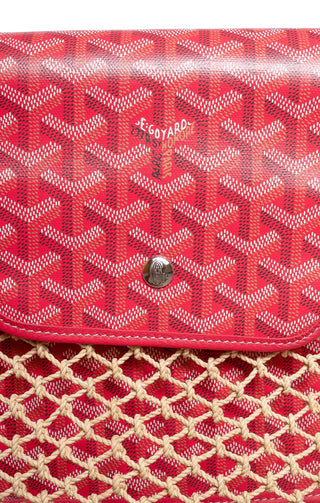 GOYARD (RARE & NEW) with tags Handbag Size: 14" x 3" x 10.5"; 7.25" drop handle