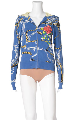 VINTAGE ED HARDY x CHRISTIAN AUDIGIER (RARE) Sweatshirt Size: XS
